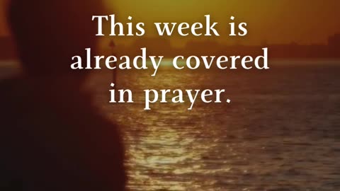 Prayer is the best preparation you’ll ever make.