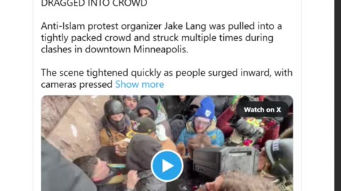 Minnesota Mob Attacks Conservative Provocateur Jake Lang