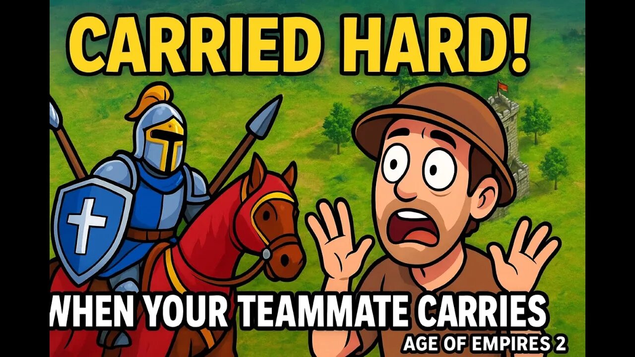 When Your Teammate Carries HARD in Age of Empires 2