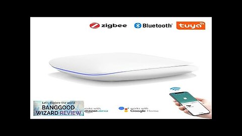 Tuya Zigbee3.0 bluetooth Wireless Gateway Hub Smart Home Linkage Bridge APP Wireless Review