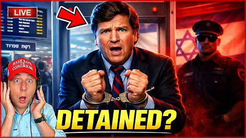 🔴 SECURITY OR STUNT? Tucker’s Israel ‘Detained’ Claim Sparks Clash!