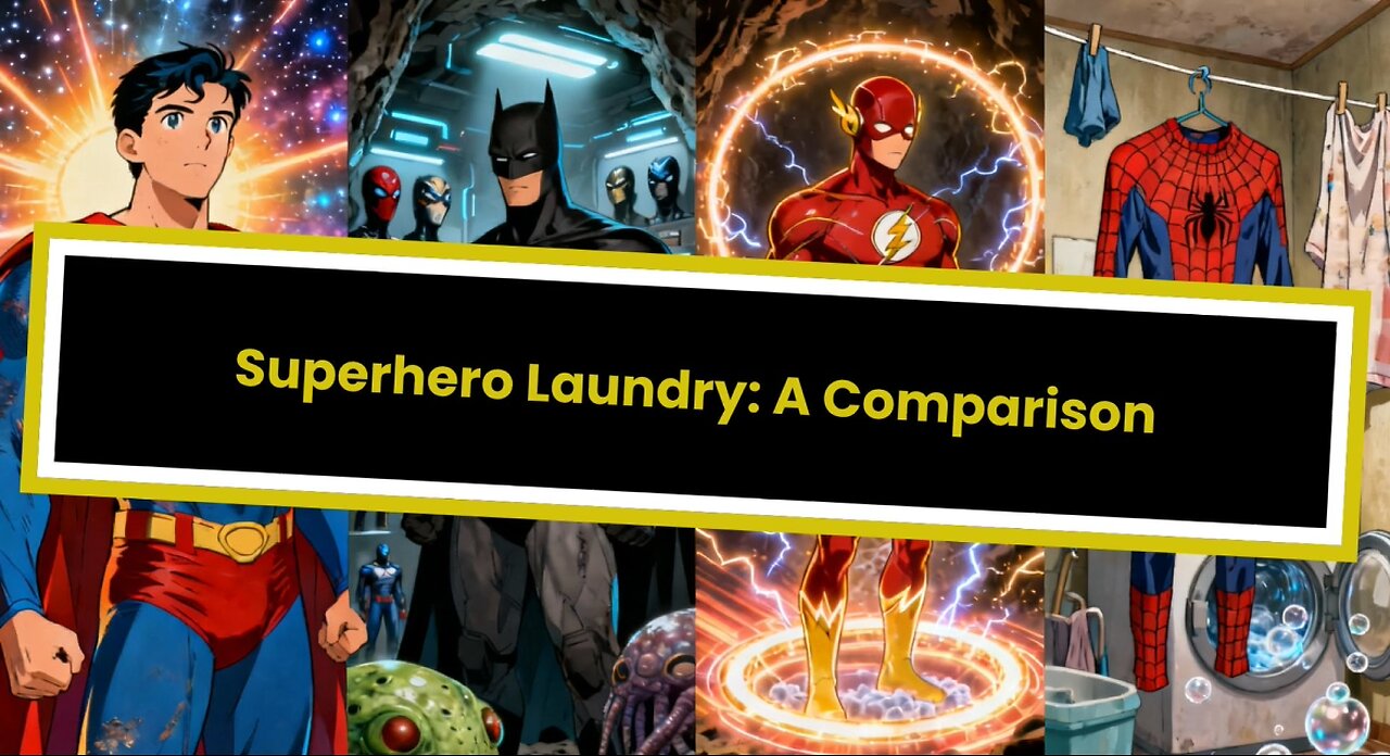 Which Superheroes Do Laundry?