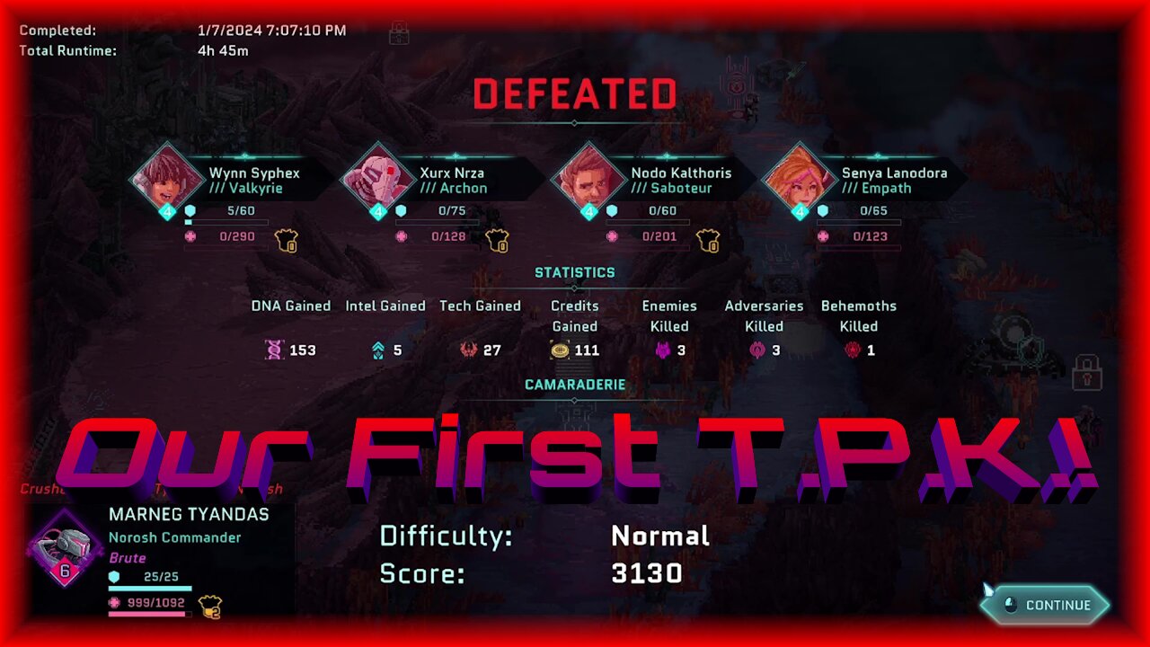 Our First T.P.K.! / Star Renegades R1 E10