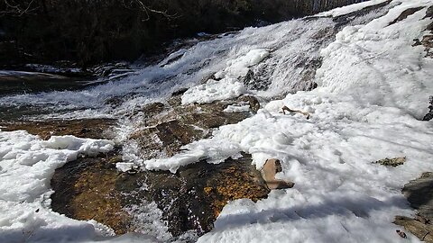 Carter Falls With Ice And Snow