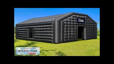 WARSUN Large Black Inflatable Nightclub 20x16.5x12Ft Inflatable Party Tent with Logo Area Review