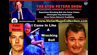 Jim Fetzer Uses Stew Peters Network Christopher Key To Spread Fake News About SonOfEnos Victor Hugo