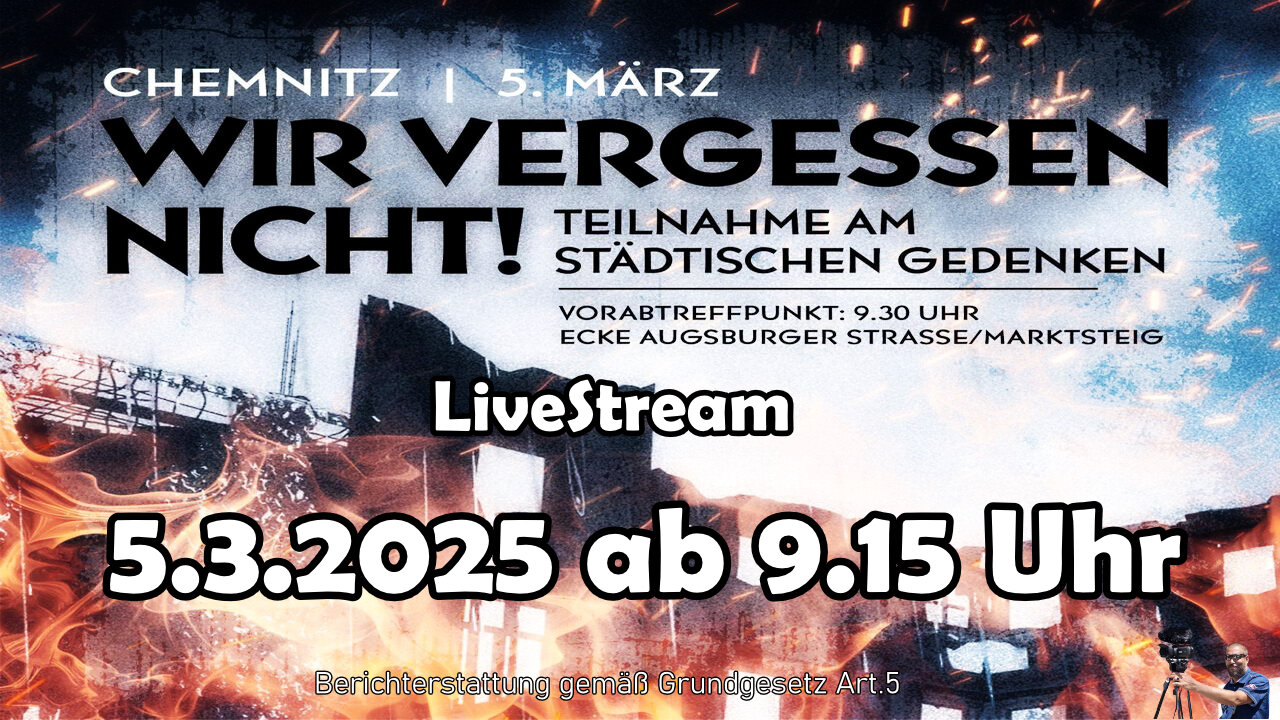 LiveStream Chemnitz 5.3.2025