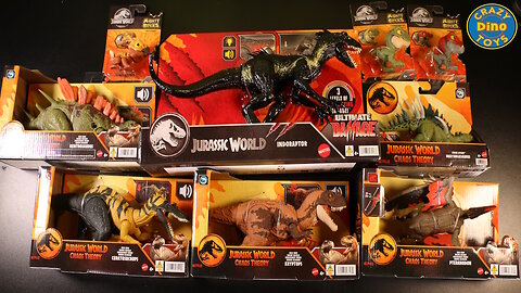 9 New Jurassic World Chaos Theory Dinosaur Toys 2025 Darius & Baryonyx Peril Pack @Target @walmart