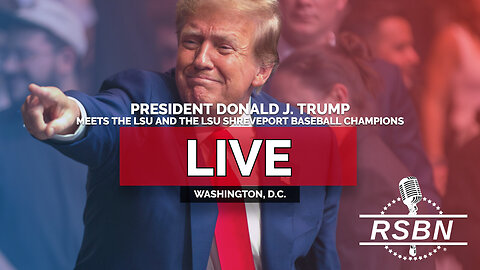 LIVE: President Trump Meets the LSU and the LSU Shreveport Baseball Champions - 10/20/25
