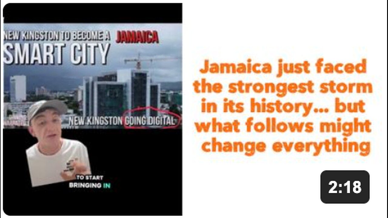 Jamaica just faced the strongest storm in its history... but what follows might change everything.