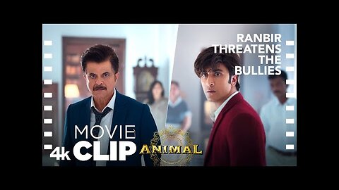 ANIMAL Movie Scene: Ranbir Threatens the Bullies😯 | Car Chase | Ranbir K,Anil K,Sandeep V,Bhushan K