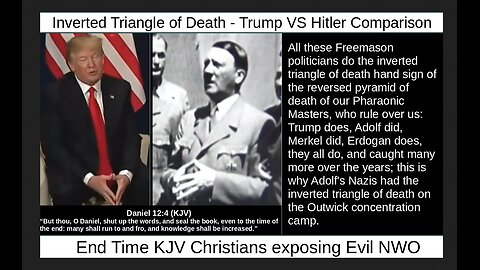 Inverted Triangle of Death - Trump VS Hitler Comparison