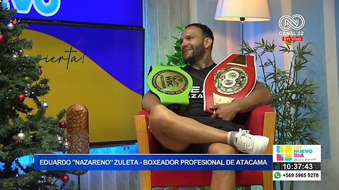 Eduardo Nazareno Zuleta Boxeador profesional de Atacama