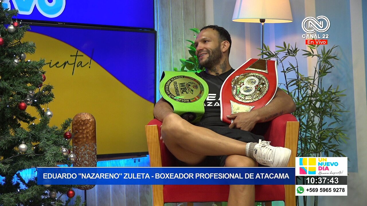 Eduardo Nazareno Zuleta Boxeador profesional de Atacama