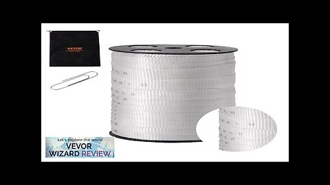 VEVOR Polyester Pull Tape 3/4" x 265' Mule Tape Flat Rope 2500 Review