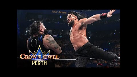 Roman Reigns vs. Bronson Reed Australian Street Fight Crown Jewel 2025 highlights