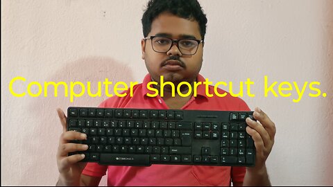 Computer shortcutcut keys. Hindi video share and subscribe now.