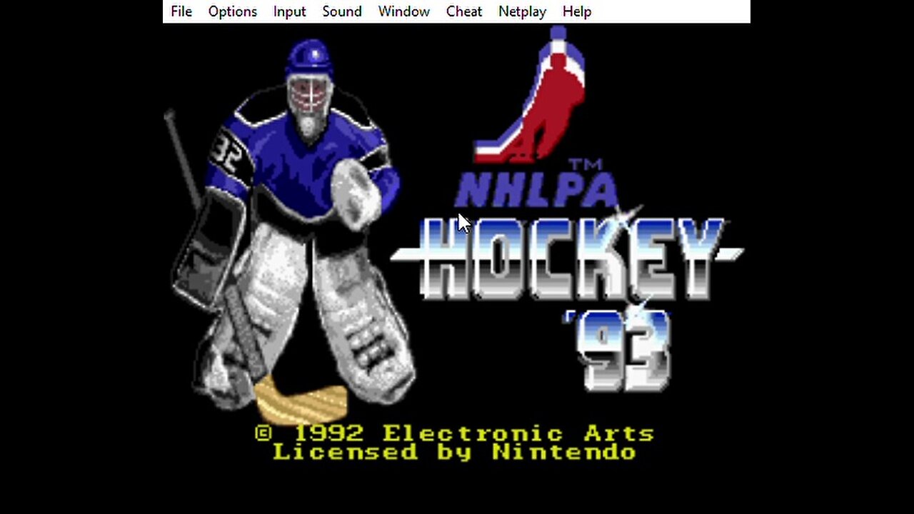 NHPL Hockey 93 is a retro hockey game