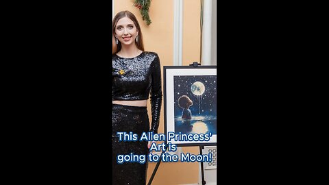 SpaceX To Take Alien Princess' Art to the Moon!!