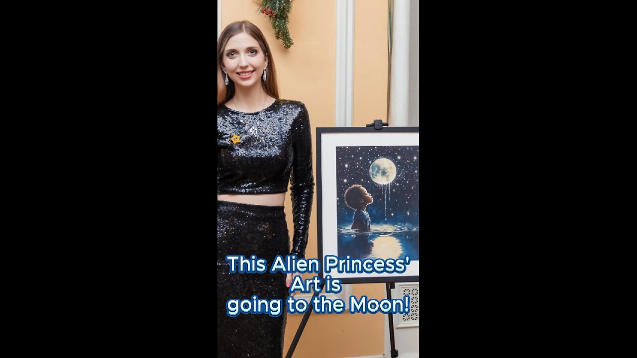 SpaceX To Take Alien Princess' Art to the Moon!!