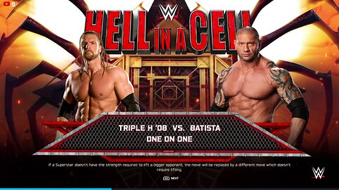 HHH Vs Batista | WWE2K25