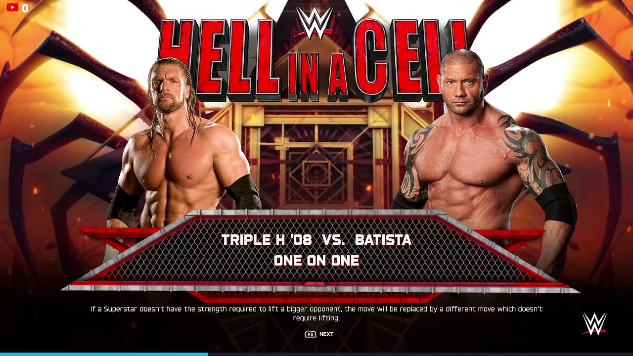 HHH Vs Batista | WWE2K25