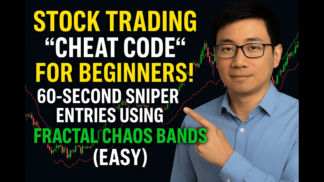 STOCK TRADING "CHEAT CODE" FOR BEGINNERS! 60-Second Sniper Trades Using Fractal Chaos Bands (EASY)