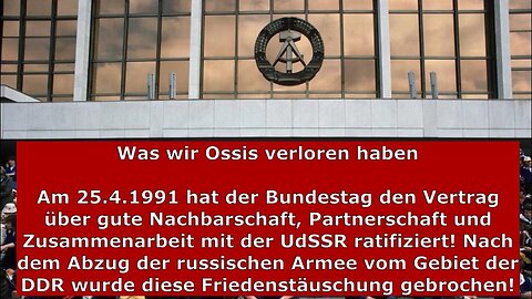 Was wir Ossis verloren haben