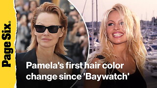 Pamela Anderson changes her hair color for the first time since 'Baywatch'