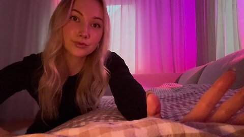 Abby ASMR ~ ASMR POV Full Body Massage + Crinkly Blanket Sounds (lofi) ✨