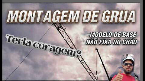 👉 Montagem da Grua Terex – Engenharia e Precisão no Canteiro de Obras! 🏗️