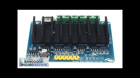 30A DC 5V-12V Dual Channel H Bridge Motor Driver Module Bread Board Review