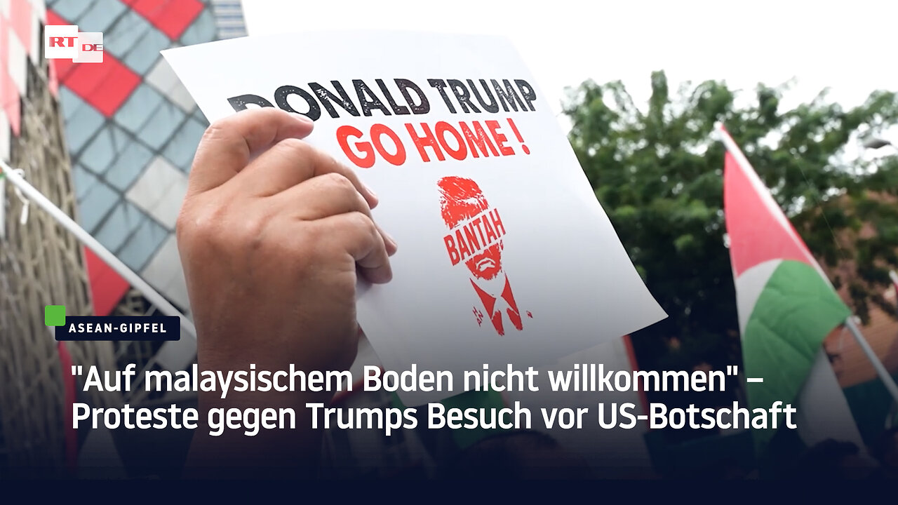 Auf malaysischem Boden nicht willkommen – Proteste gegen Trumps Besuch vor US-Botschaft