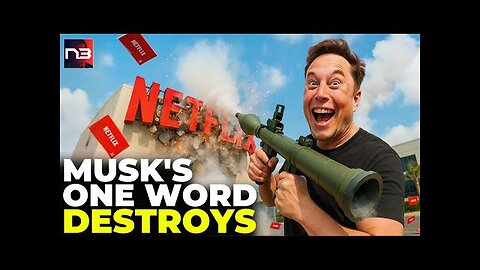 Breaking: Elon Musk Types One Word and Netflix Stock Crashes - Millions Cancel in 24 Hours Chaos