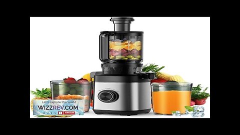 Cold Press Juicer Juicer Machines Fit Whole Fruit and Vegetable Masticating Juicers Review