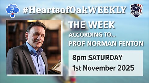 The Week According To . . . Prof Norman Fenton
