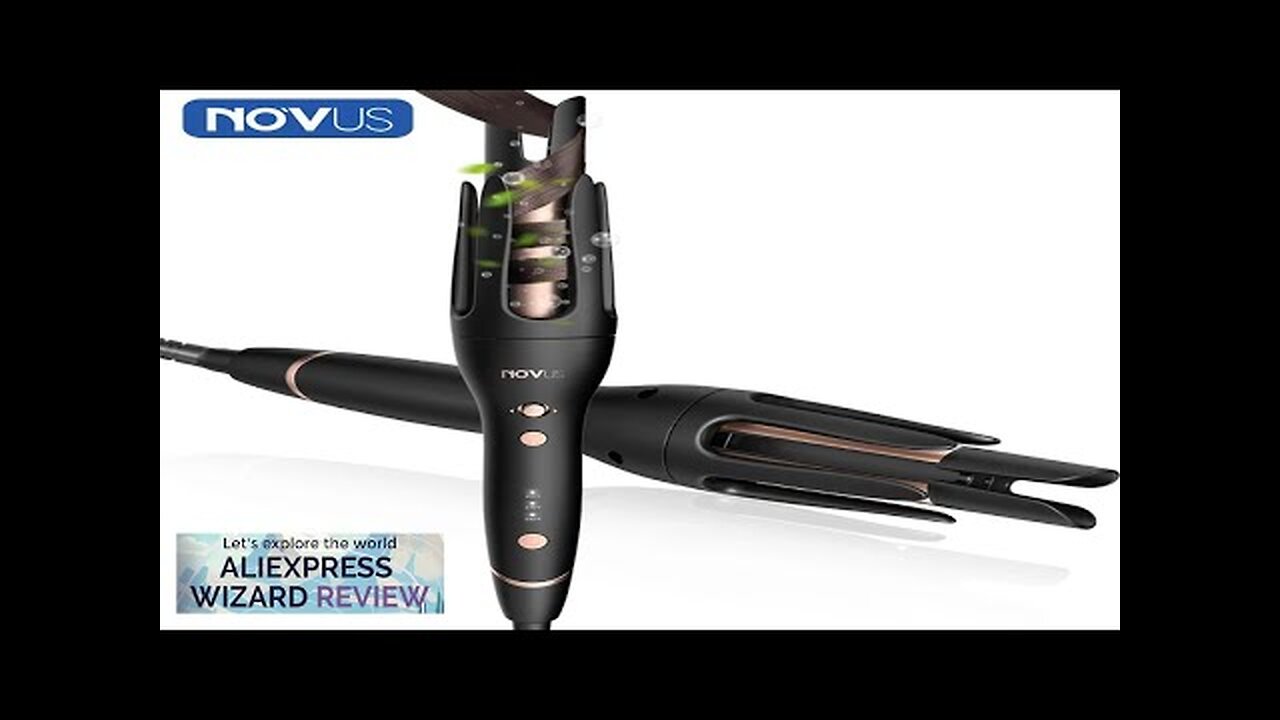 NOVUS Automatic Hair Curler Ceramic 32 Mm Big Roll Negative Ion Fast Review