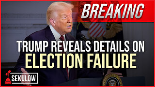 BREAKING: Trump Reveals Details on Election Failure
