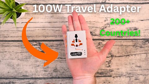ARSMEL VisaGo 100W Universal Travel Adapter REVIEW!