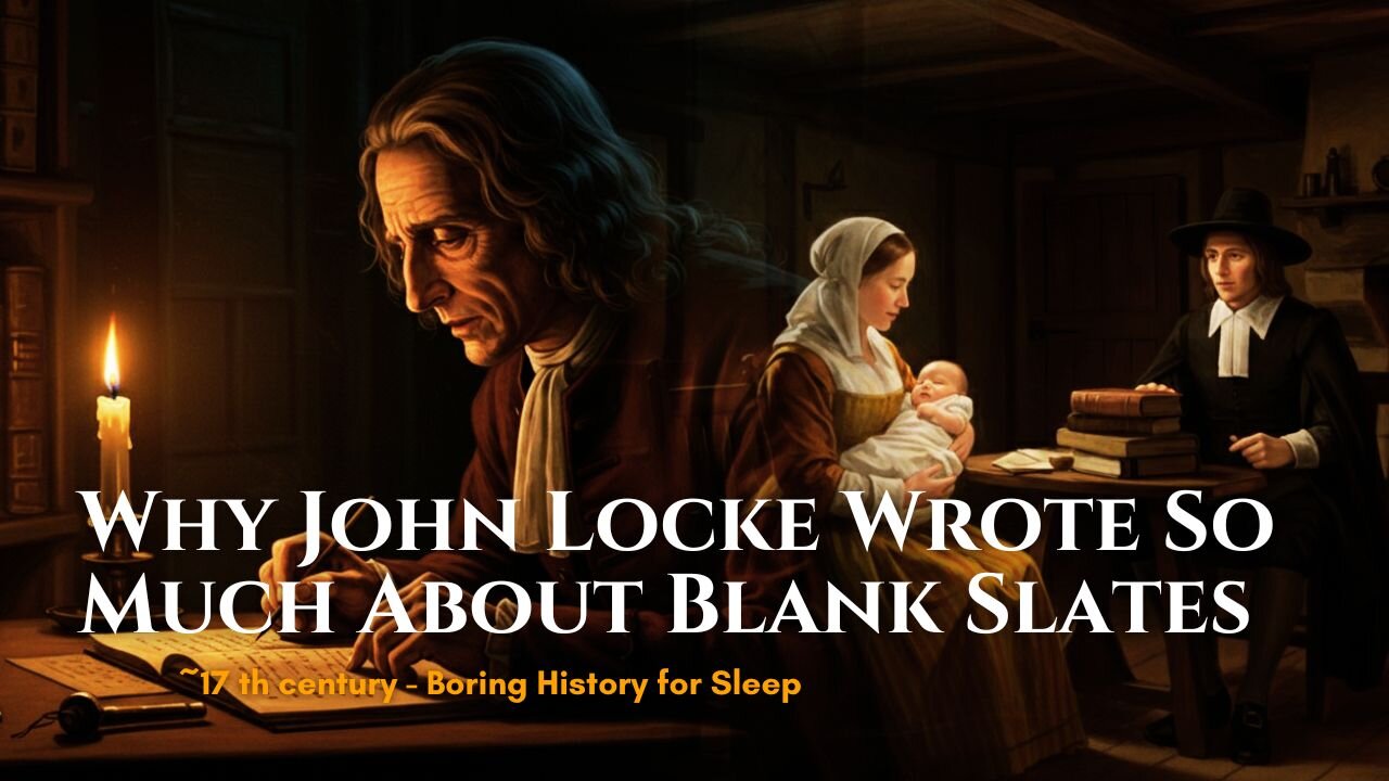 Why John Locke Wrote So Much About Blank Slates | Boring History for Sleep