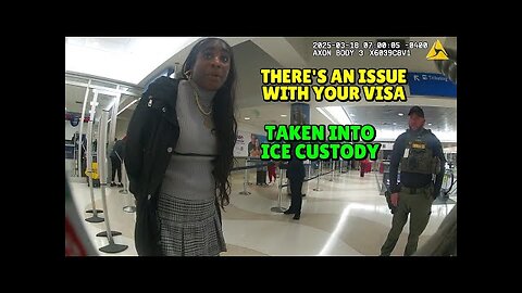 Taken into ICE Custody for Overstaying Her Visa - Fort Lauderdale, Florida - March 18, 2025