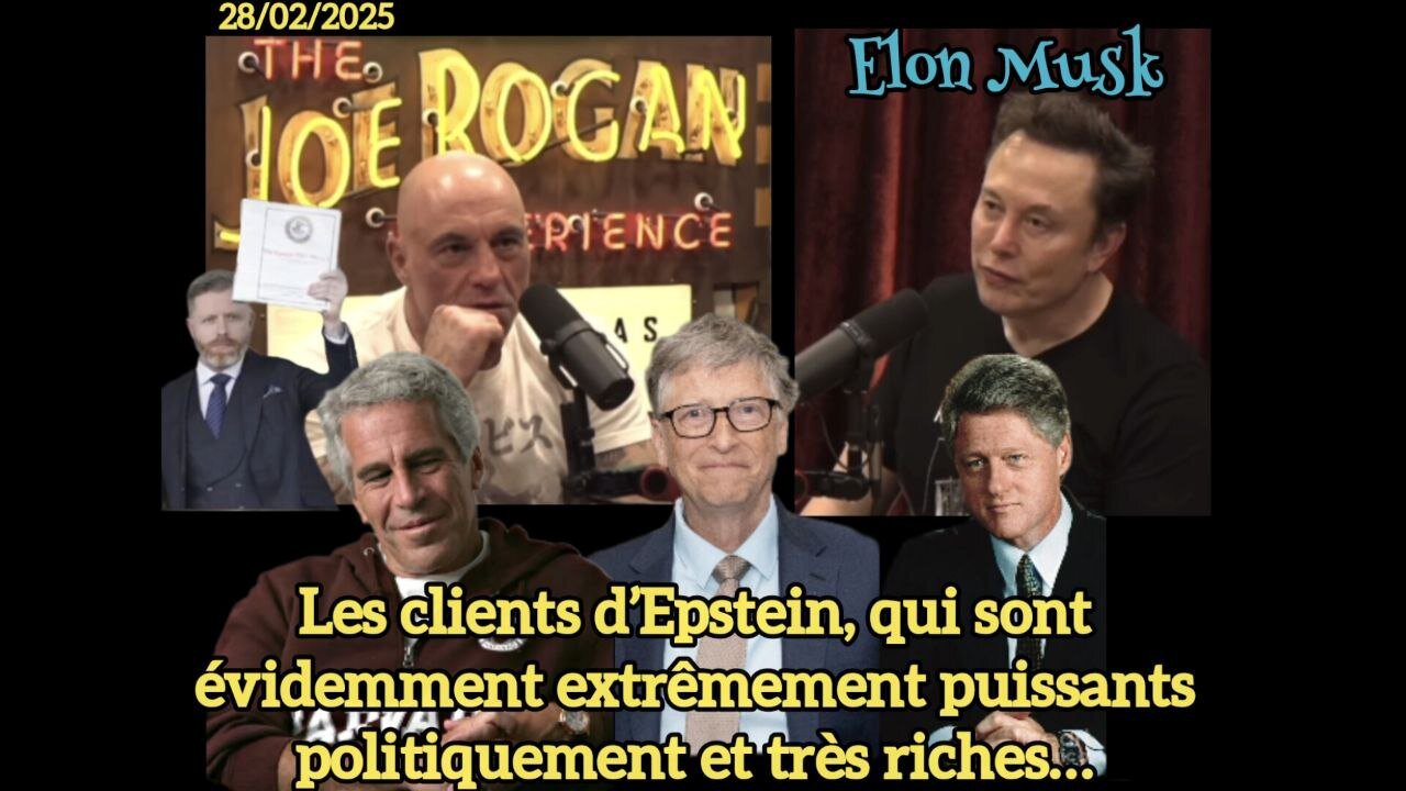 Les clients d’Epstein, qui sont évidemment extrêmement puissants politiquement et très riches…