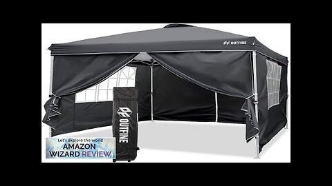 OUTFINE Canopy 10'x10' Pop Up Commercial Instant Gazebo Tent Fully Waterproof Outdoor Review