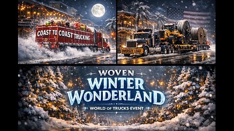 🚛🎄Snowy ATS Colorado Haul → iRacing + Ice Road TV + Live!