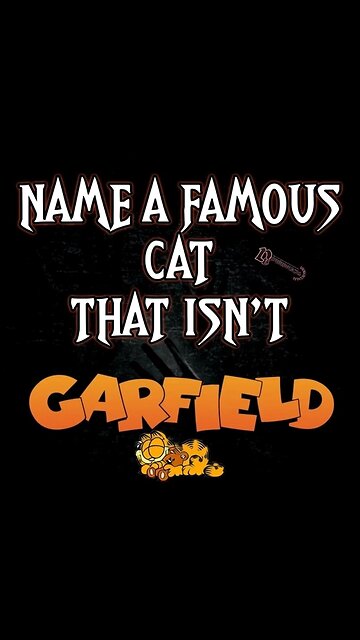 Name a Famous Cat That Isn't Garfield