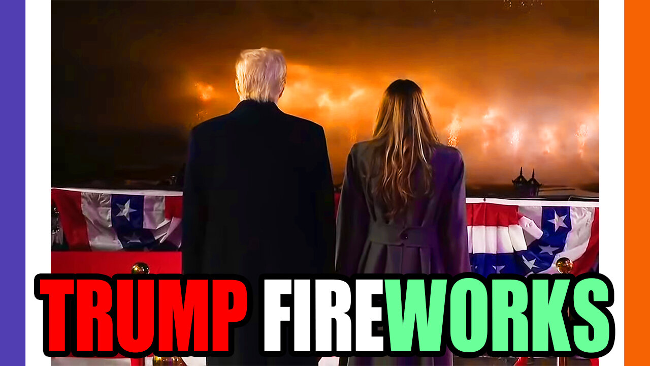 🔴LIVE: FIREWORKS LIVE From Trump's Golf Course 🟠⚪🟣