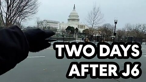 Walking Around the US Capital 2 Days After J6 January 08, 2021