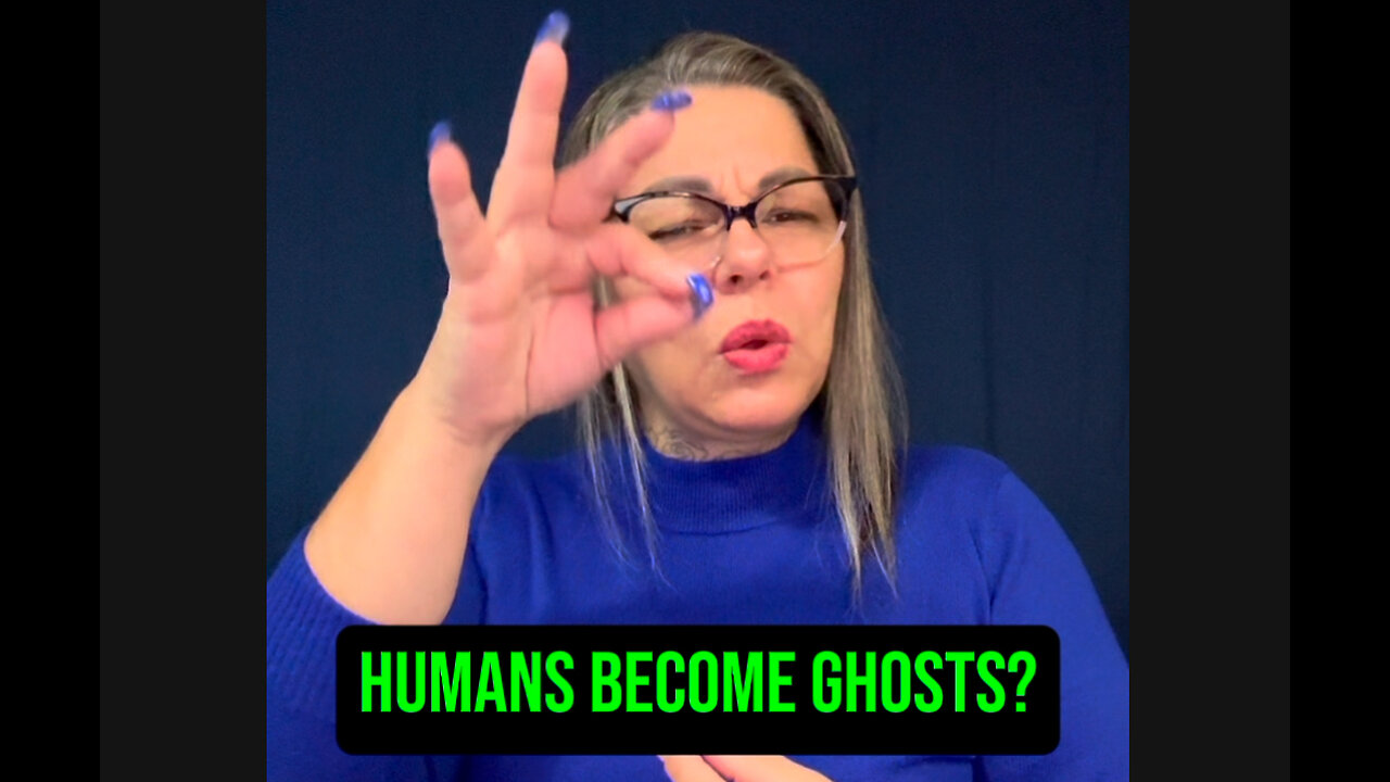 ➡️ Humans Become Ghosts? 😅 #ASL #deaf #signlanguage