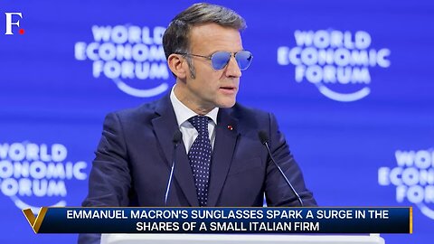 Emmanuel Macron's Sunglasses Spark Surge in Shares of Small Italian Firm