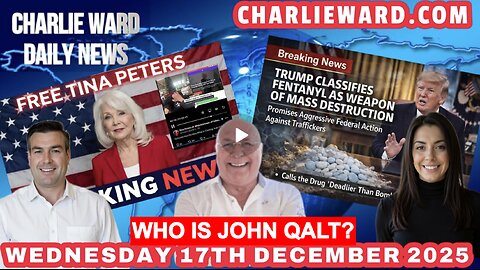 CHARLIE WARD DAILY NEWS WITH CHARLIE WARD, PAUL BROOKER & DREW DEMI WEDNESDAY 17TH DECEMBER 2025